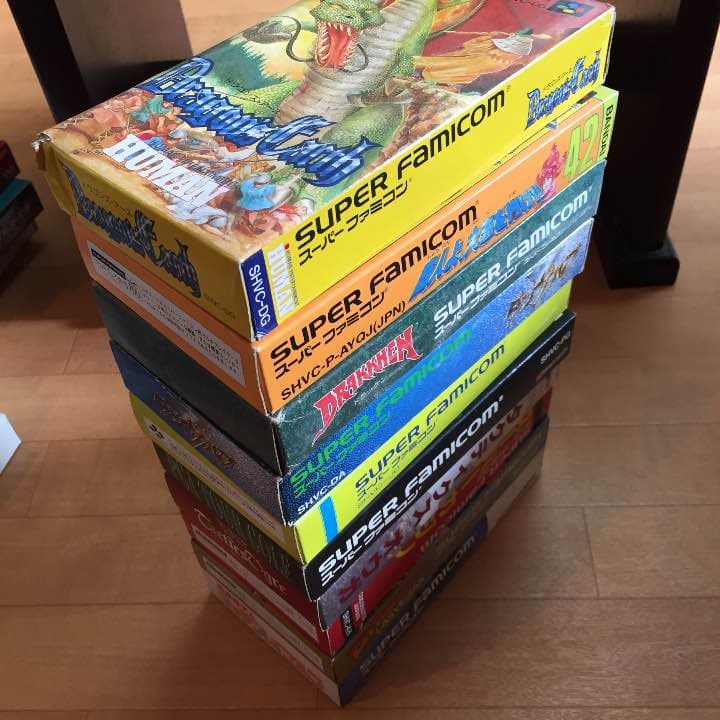 中古 箱説付き スーパーファミコンソフト10個セット