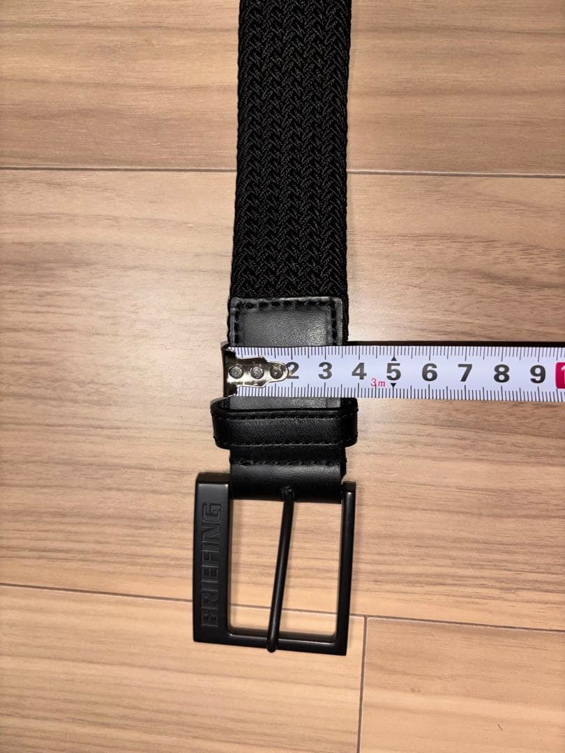 BRIEFING GOLF メッシュベルト BLACK
