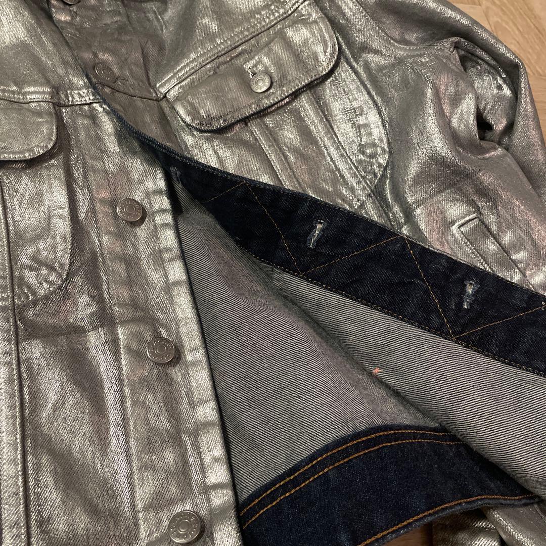 Acne Studios シルバーデニムジャケット 50L アクネ　マルジェラ
