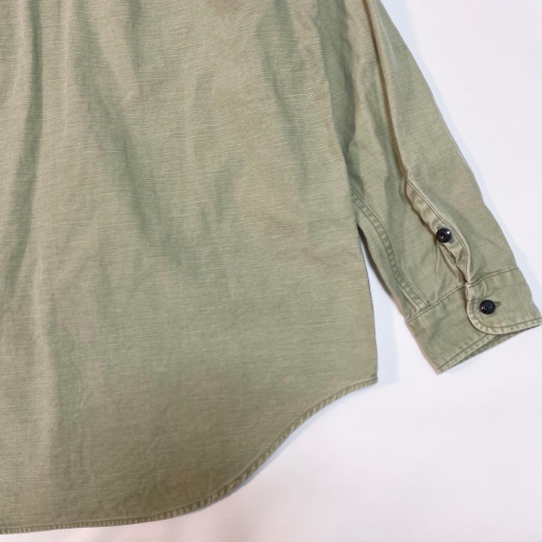 MADISON BLUE work shirt B刺繍　カーキ　01