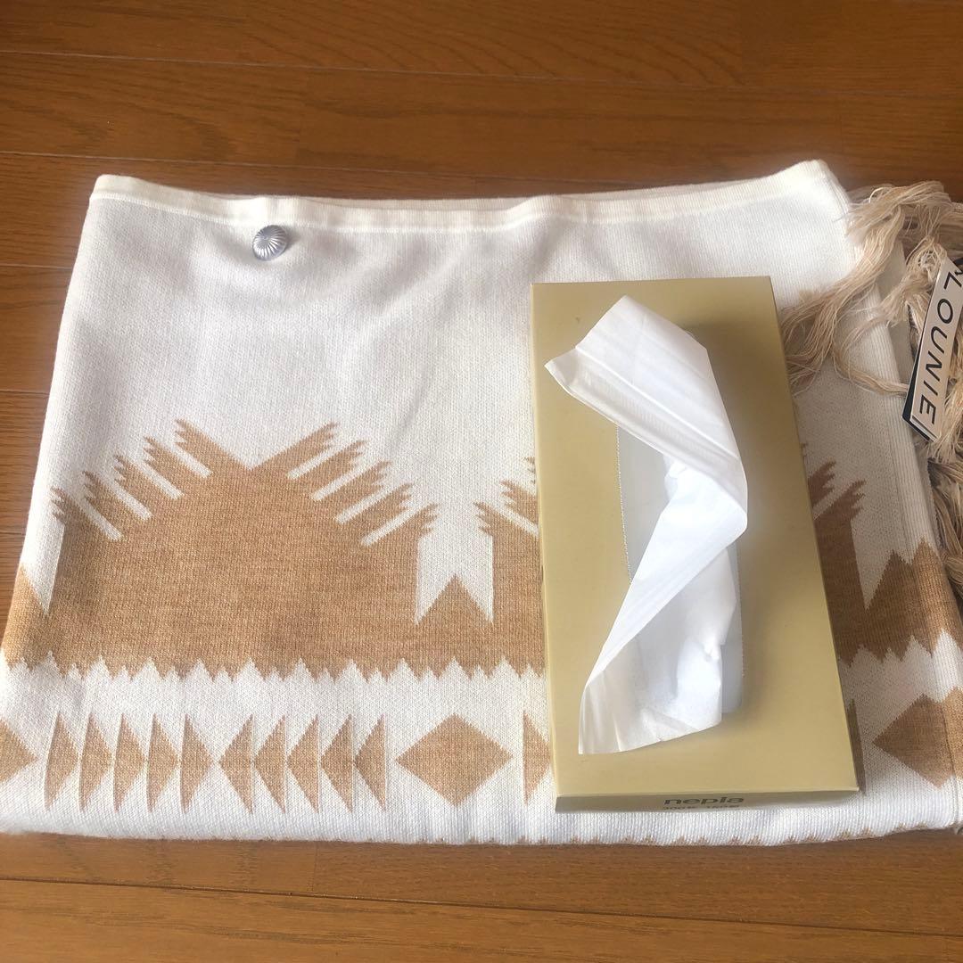 幾何学模様 ポンチョ・ケープコート 13000円→11000円