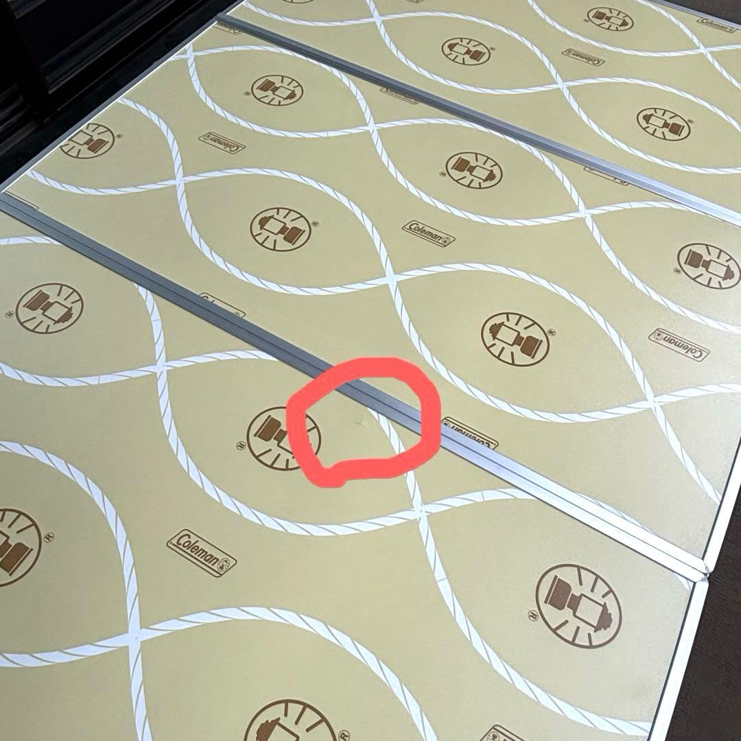 Coleman 四つ折り フォールディングテーブル 160cm×80cm