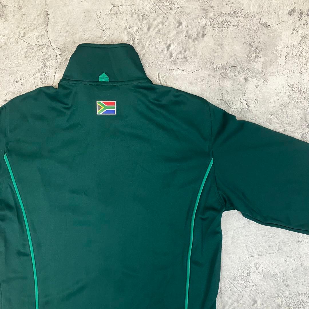 adidas サッカー南アフリカ代表 2010W杯 トラックジャケット 古着 緑