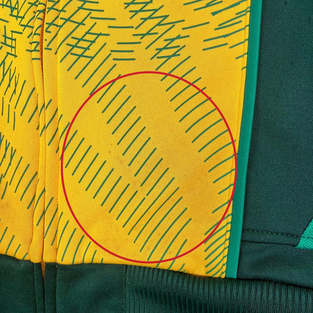 adidas サッカー南アフリカ代表 2010W杯 トラックジャケット 古着 緑