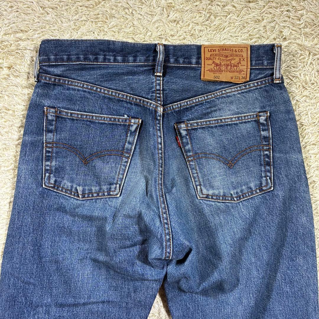 リーバイス502XX 日本製 W32 BIGE 赤耳　セルビッジデニム　ジーンズ