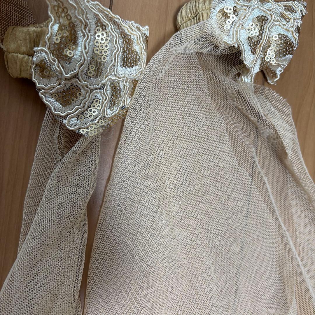 Hanan ベリーダンス 衣装　costume ベージュ　S -M