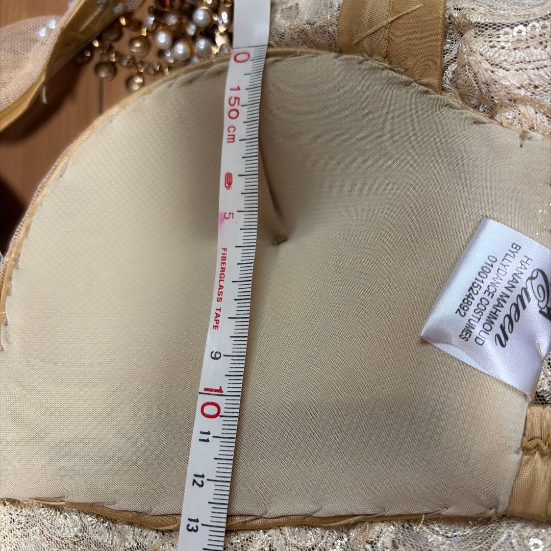 Hanan ベリーダンス 衣装　costume ベージュ　S -M