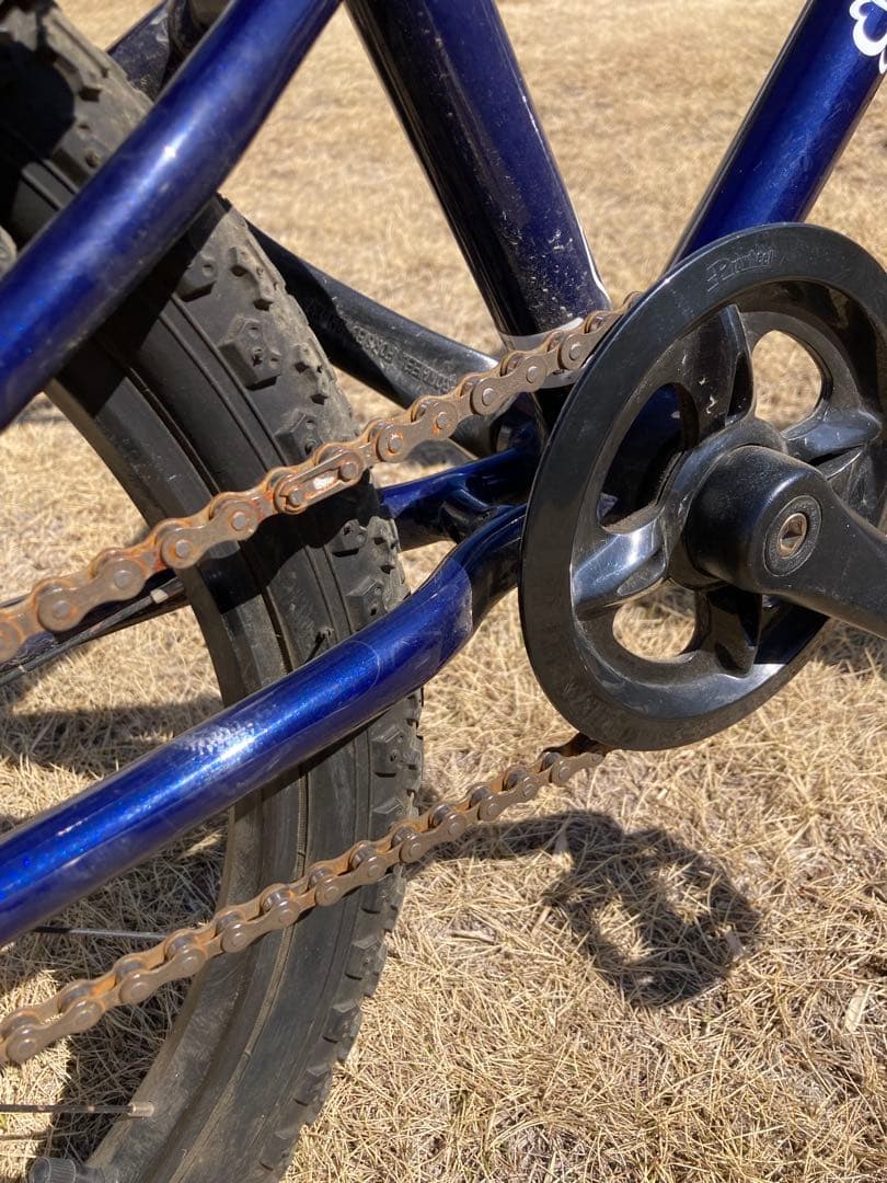 [直接引取り] ヨツバサイクル　20インチ　キャプテンネイビー　純正スタンド付き