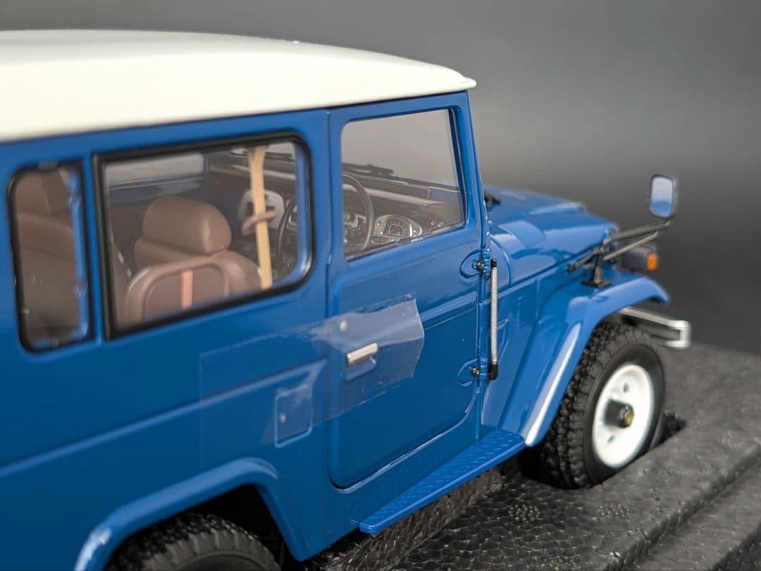 京商 1/18 ランドクルーザー 40 ブルーカラー クラファン400台限定品