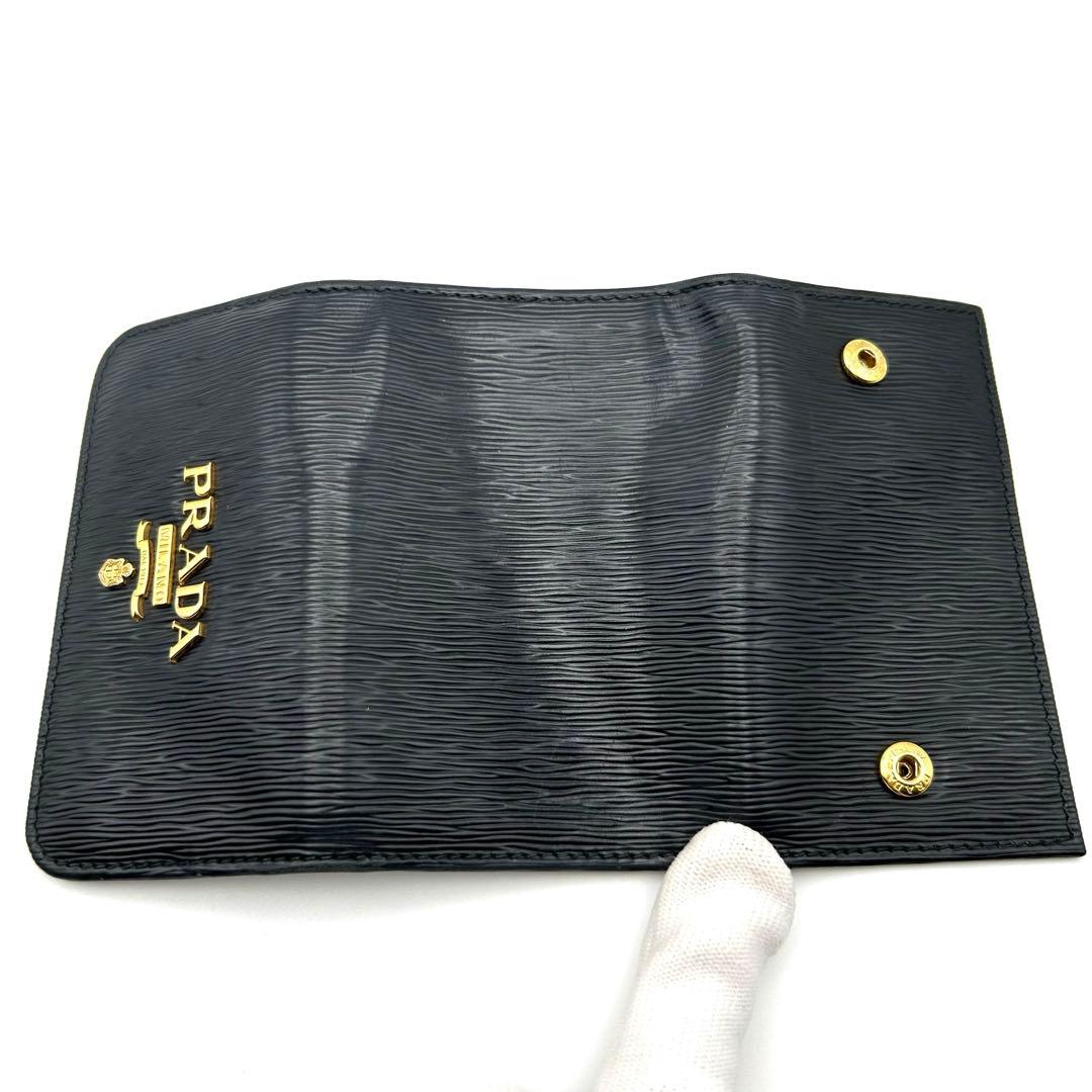 プラダ PRADA 6連キーケース ブラック 黒 サフィアーノ レザー