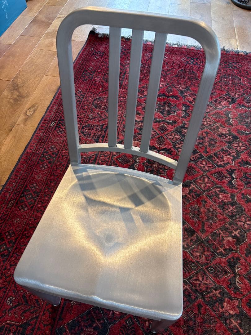 Emeco エメコ 1006 ネイビーチェア アルミ 椅子 送料込み　ビンテージ