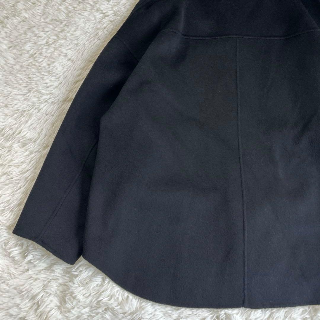 ✨美品✨フレームワーク ハミルトンリバークルーネックコート ブラック 38