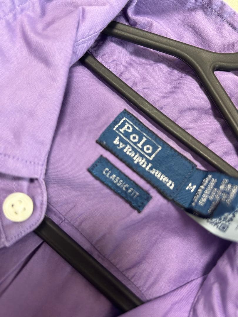 新品タグ付き　正規品　ポロラルフローレン ポニーマーク　パープルブラウス
