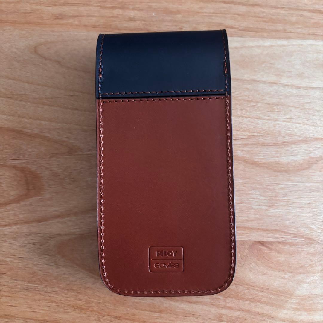 【美品！】パイロット×ソメスサドル コラボ限定ペンケース3本差し