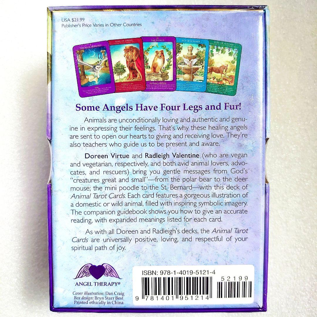 正規品 新品未開封 英語版 エンジェルタロットカード アニマルタロットカード