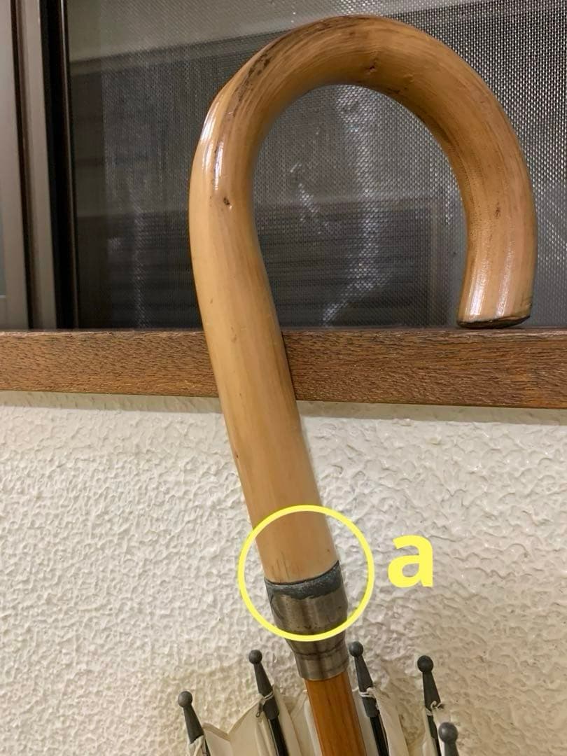 超美品KofKRIZIA豹ヒョウ柄長傘ゴールド超大判高級オーロラ雨傘強力撥水加工