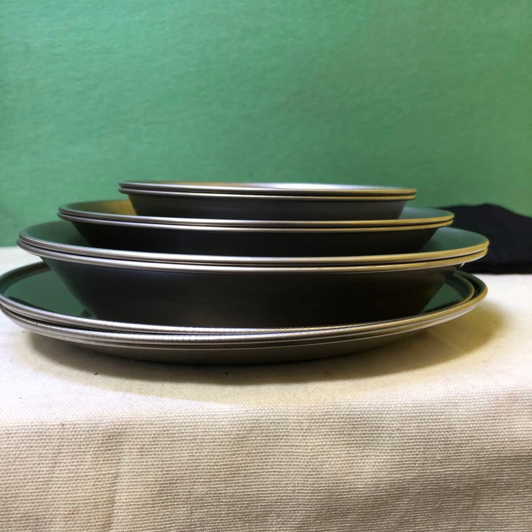 わ4 スノーピーク ステンレス 皿・ボウル 8点