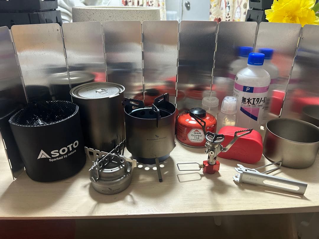 MSR ポケットロケット2 SOTO チタンポット750 ウッドストーブなどなど