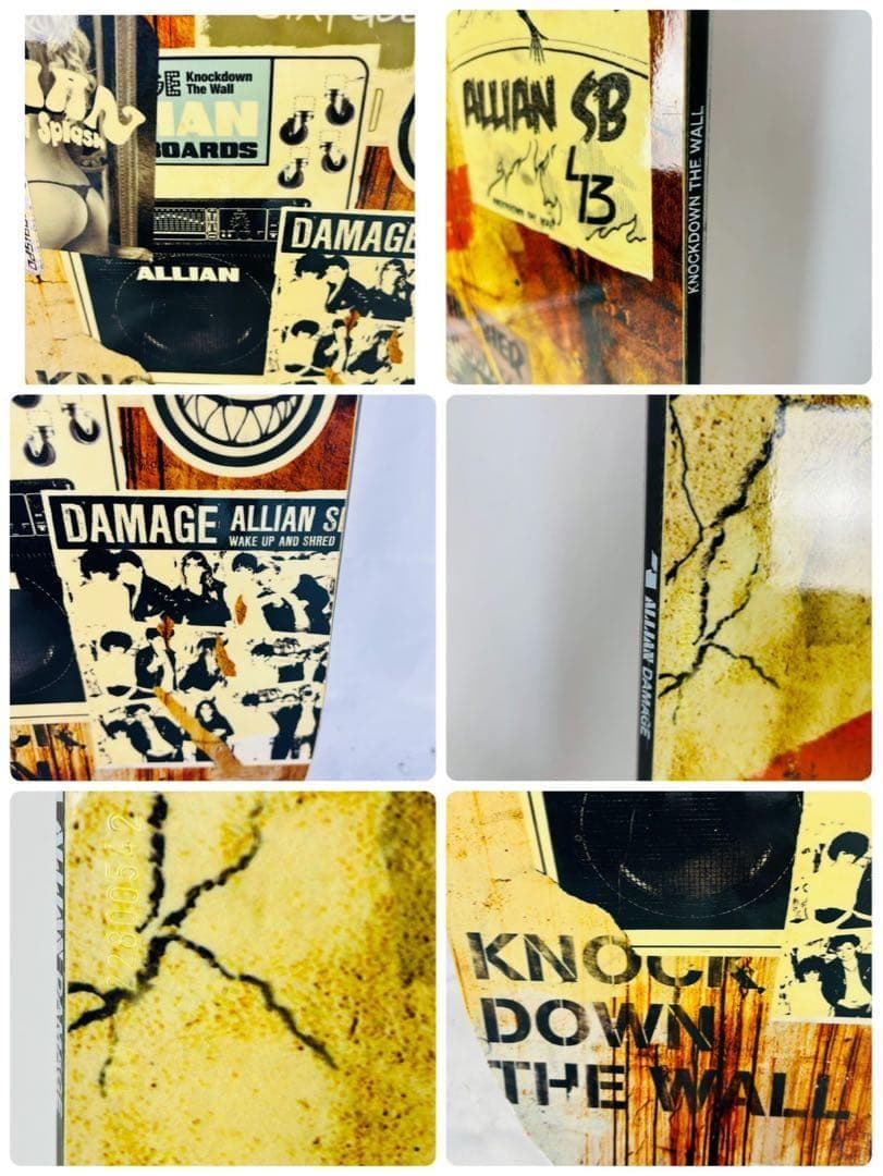 【美品】ALLIAN DAMAGE LTD 153cm スノーボード リミテッド