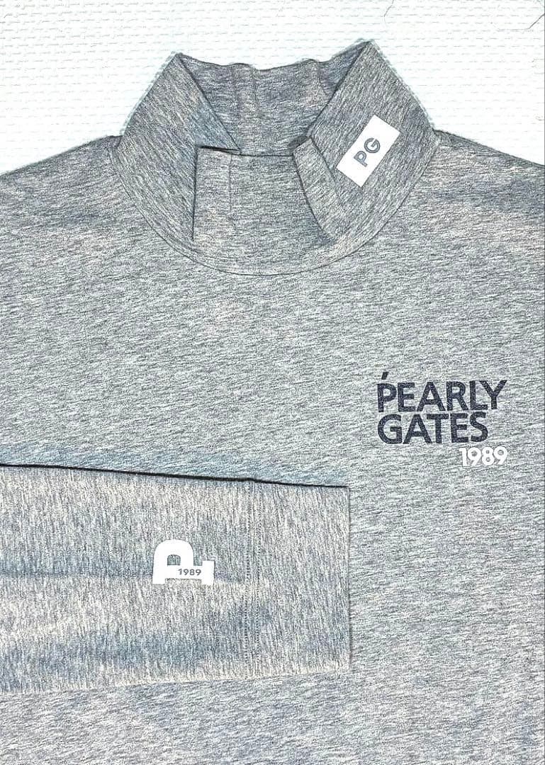 PEARLY GATES 長袖シャツ カラーグレー　日本製