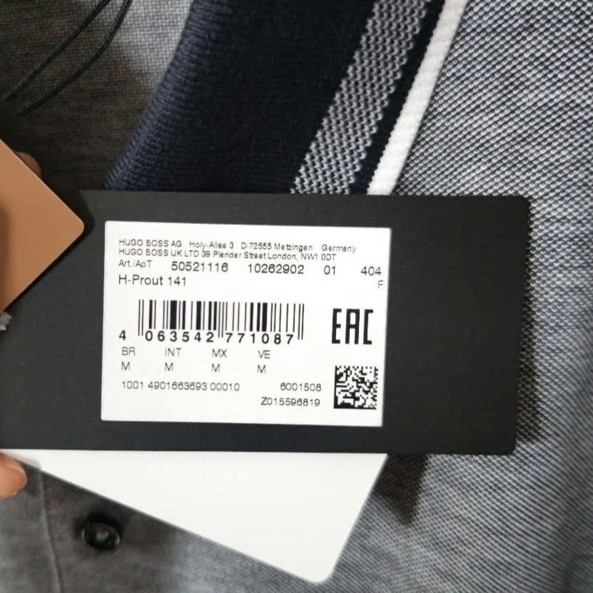 HugoBOSS ダークブルー ポロシャツ メンズ