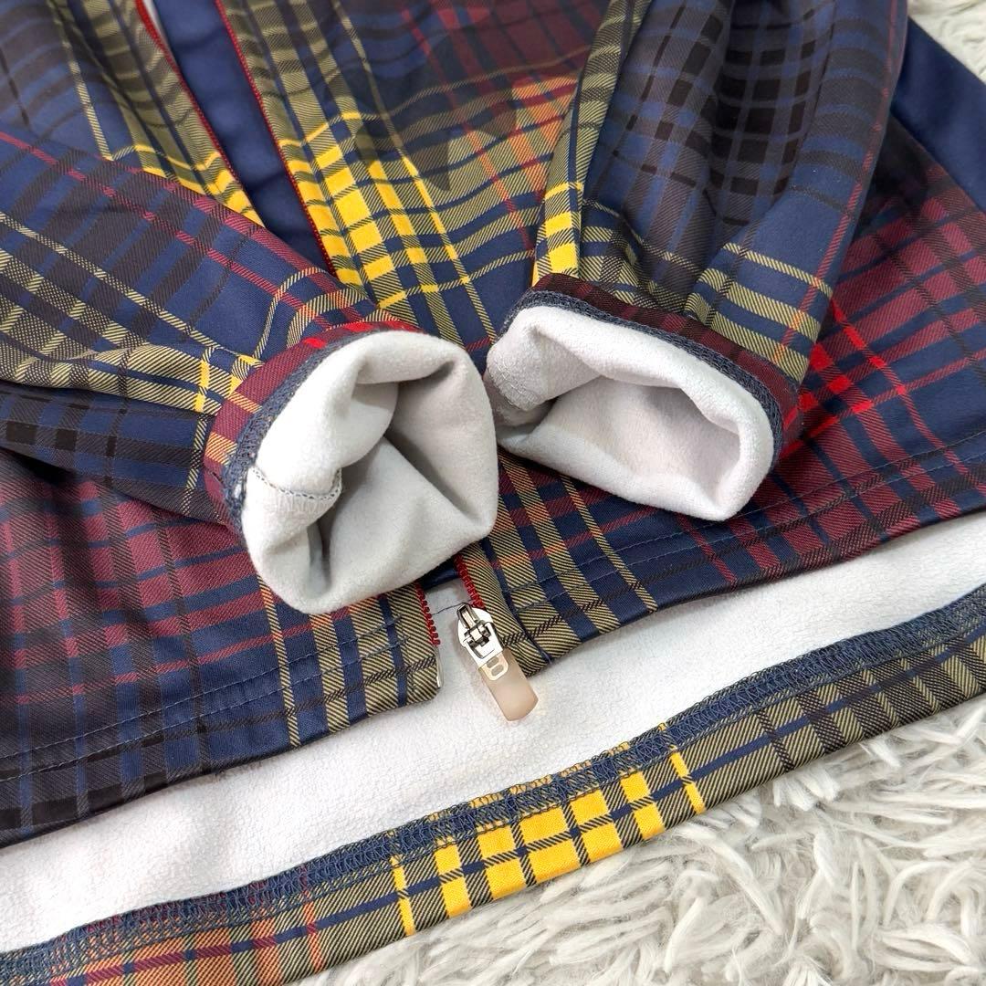 未使用級　カペルミュール　サイクルジャケット　チェック　総柄　レディース　希少