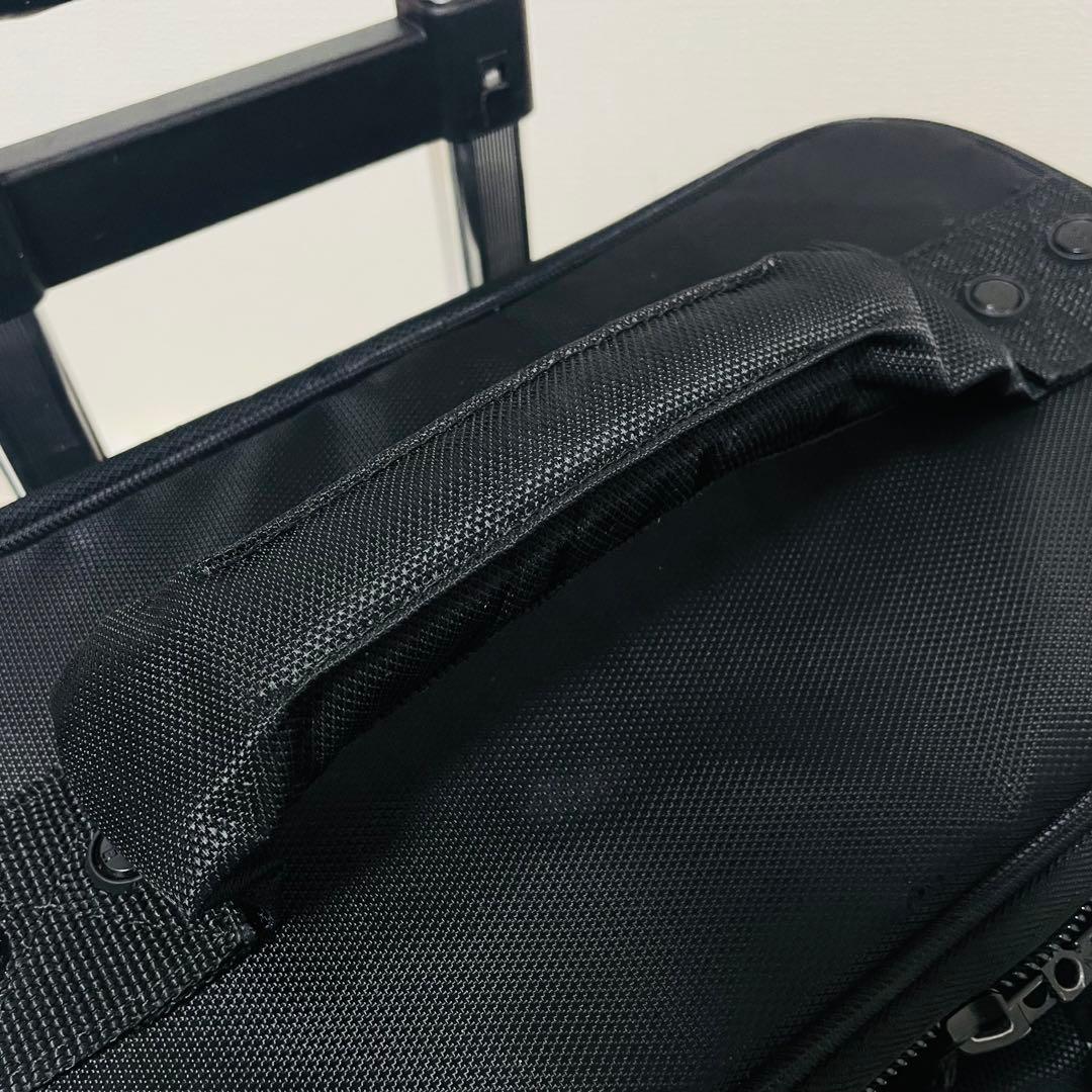 UDGレコードバッグ キャリーカート内蔵 Black インナーOrenge