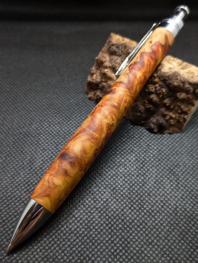 特上杢 アンボイナバール 紅白 (本花梨紅白) 三神シャープ1100