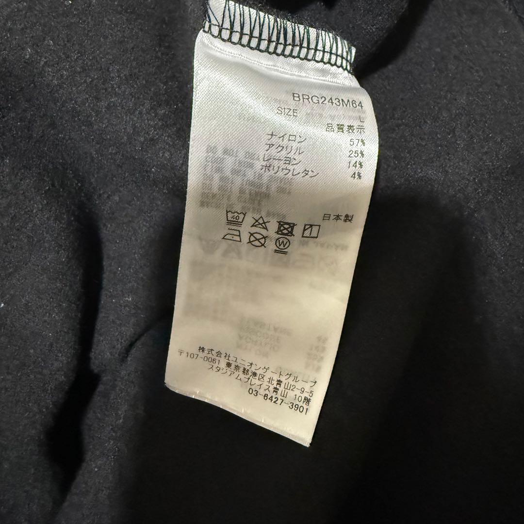 ほぼ未使用 BRIEFING ウォームハイネックシャツ ブラック　買先決定品