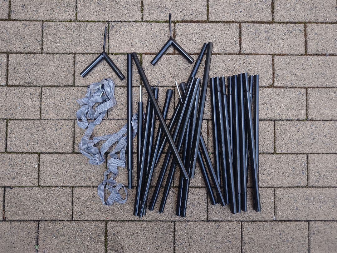 8tail パップテント グリーン 二股ポール付き