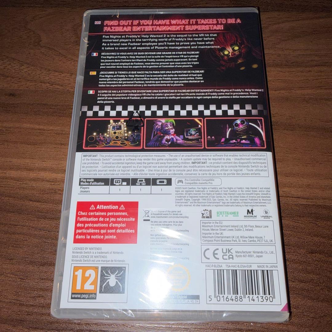 Nintendo Switch Five Nights at Freddy's: Help Wanted 2
