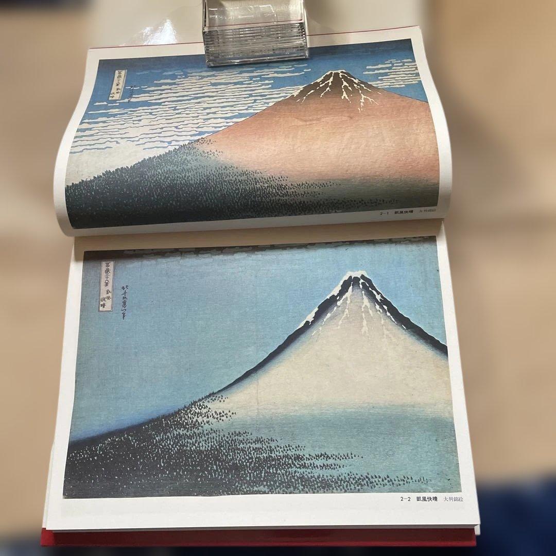東海道五拾三次、木曽街道六十九次、富嶽三十六景の3冊。集英社の浮世絵大系シリーズ