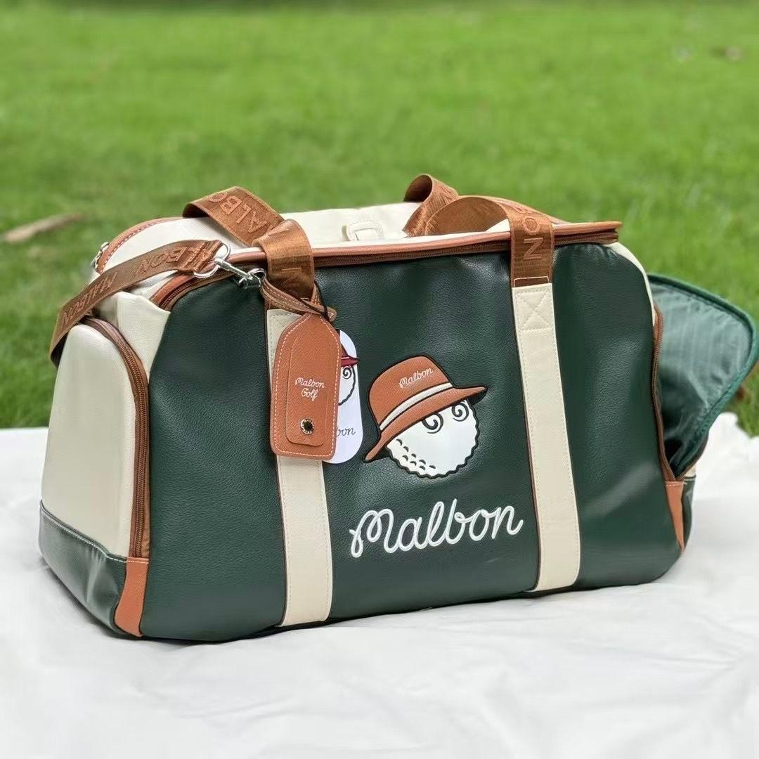 2枚セット専用出品●即発送2色展開●マルボンゴルフボストンバッググリーン