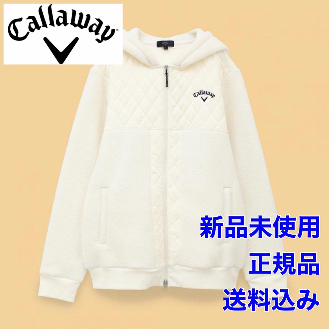 XLサイズ キャロウェイ シェルパフリース＆キルトジャカードパーカー