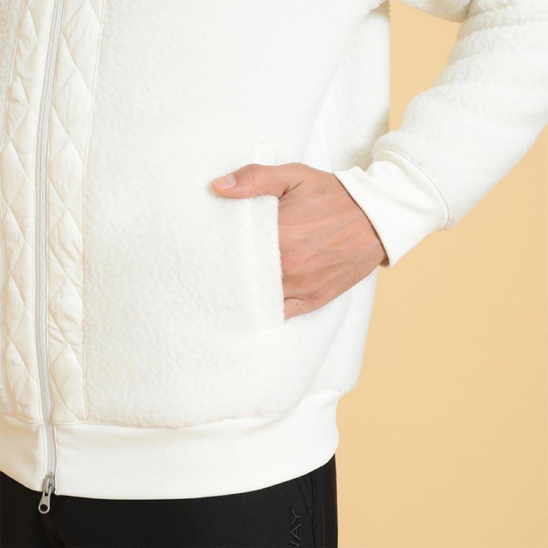 XLサイズ キャロウェイ シェルパフリース＆キルトジャカードパーカー