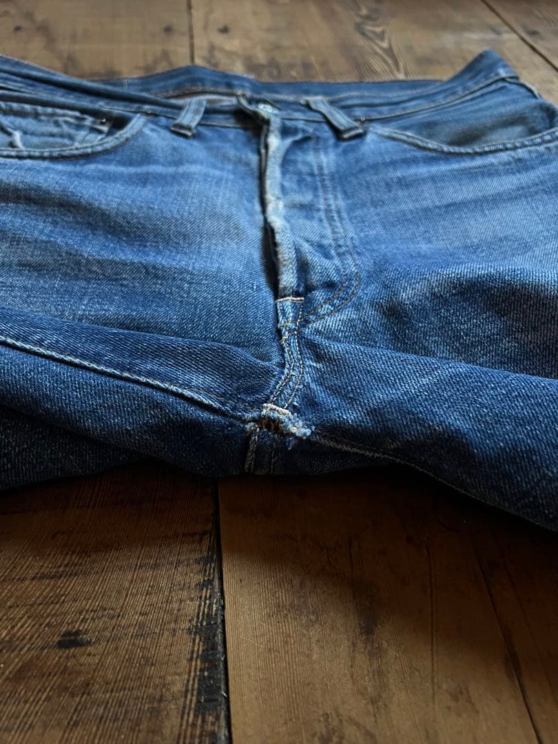 茶*ー様 60s levi's 501 BIGE ビッグE 足長R 希少ズレカン