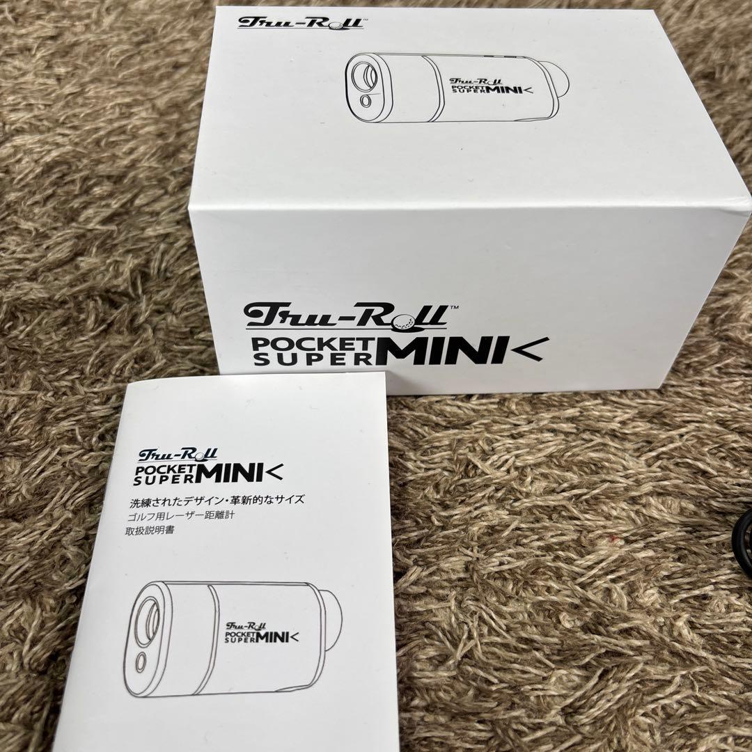 美品 TRU-ROLL ポケットスーパーミニ レーザー距離計 ゴルフ用