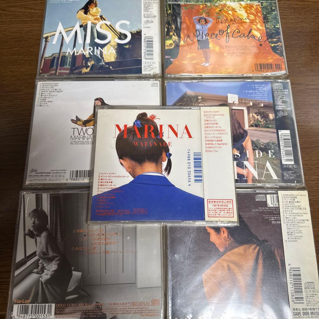 渡辺満里奈 CD7枚セット