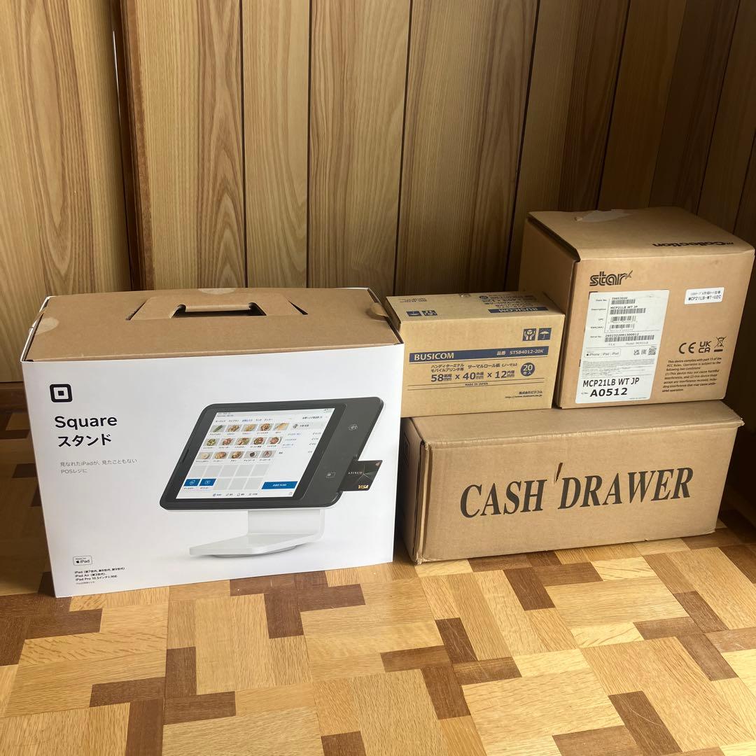 a*a様 Squareスタンド 第2世代＋周辺機器セット（動作確認済・ロール紙1