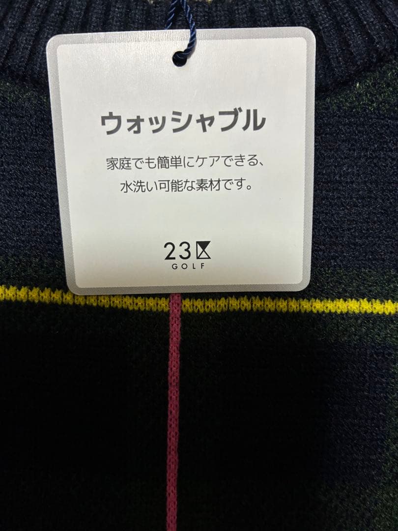 23区ゴルフ長袖ニットセーター婦人レディースM