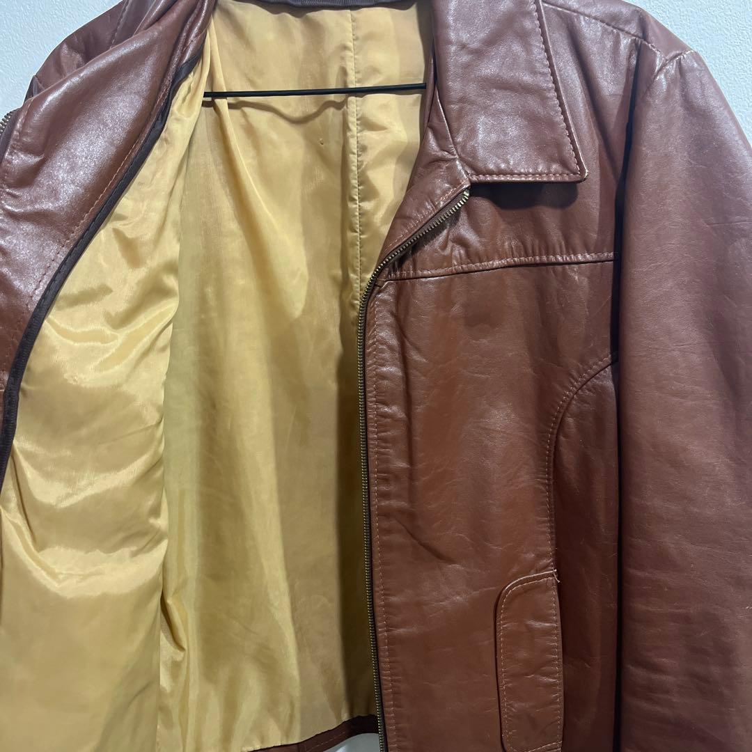 Jean Pierre 本革 レザージャケット 38 70s