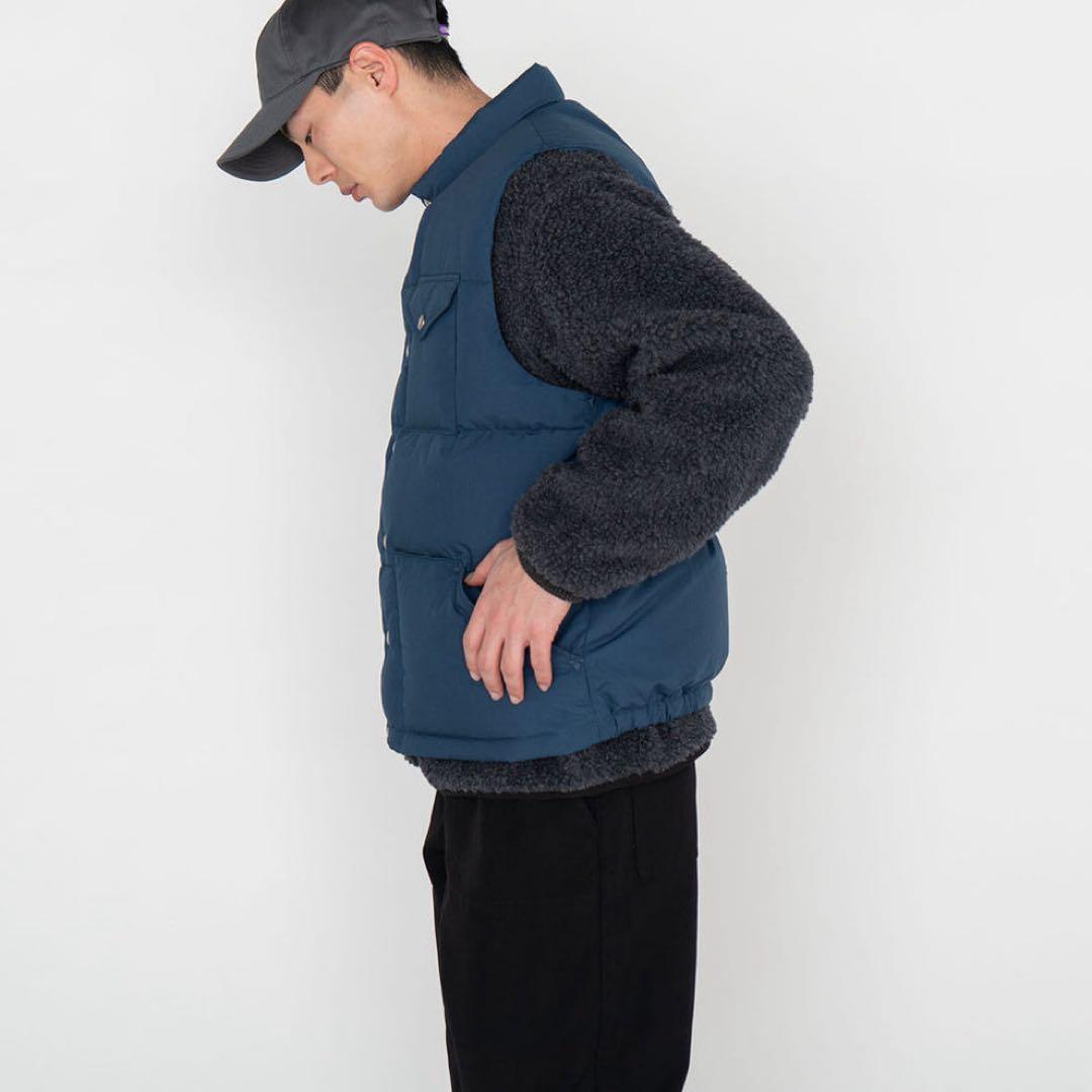 新品 ノースフェイス パープルレーベル シエラベスト ネイビー
