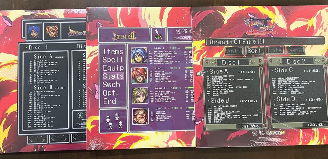 ブレスオブファイア1,2,3 限定盤 Clear Vinyl LP アナログ