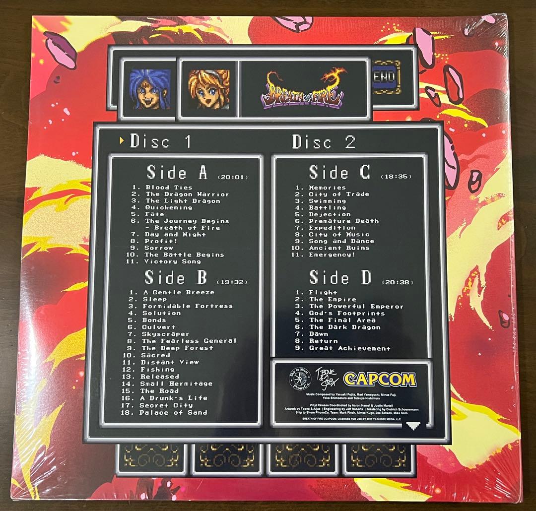 ブレスオブファイア1,2,3 限定盤 Clear Vinyl LP アナログ