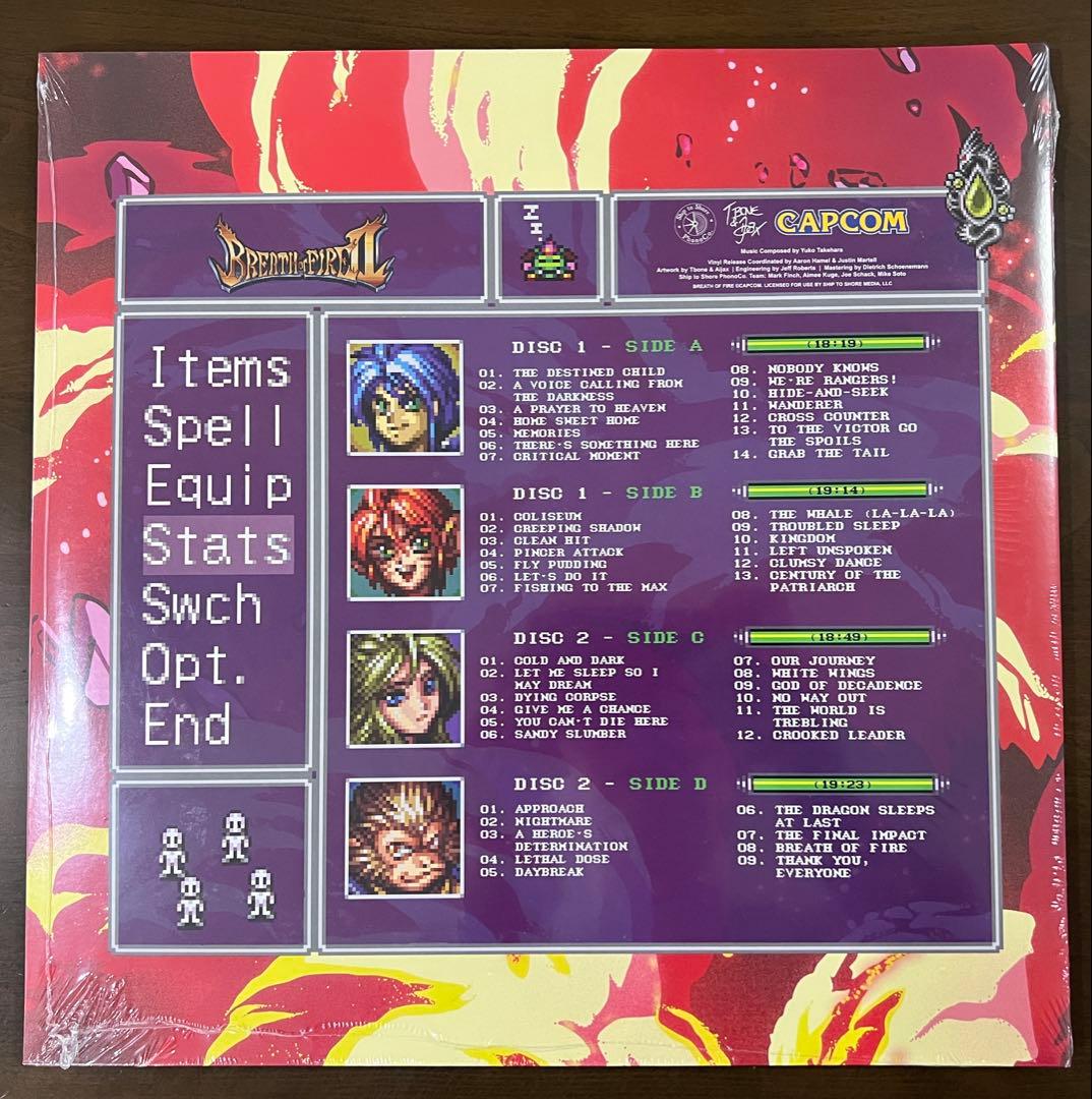 ブレスオブファイア1,2,3 限定盤 Clear Vinyl LP アナログ