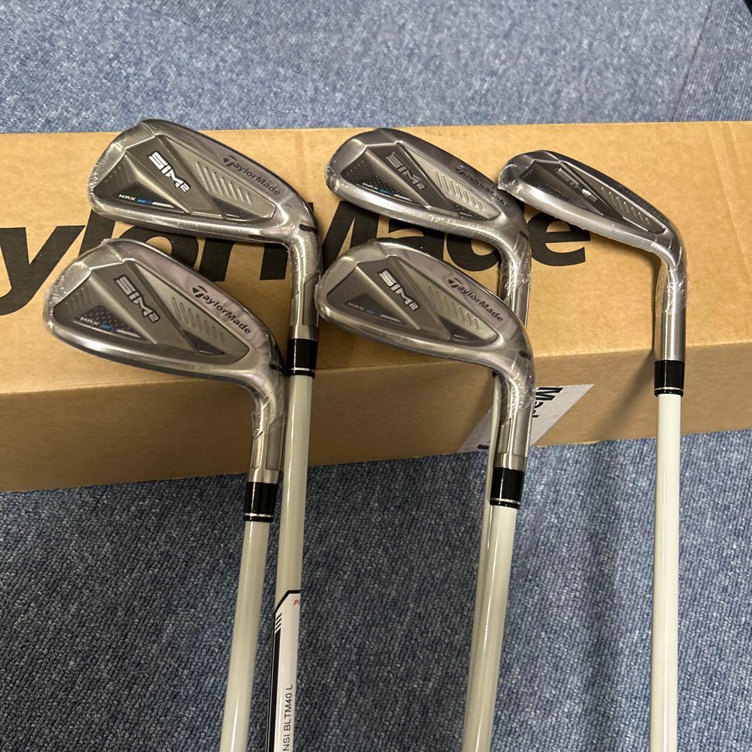 新品未使用《テーラーメイド》SIM2MAX レディースアイアン5本セットTM40