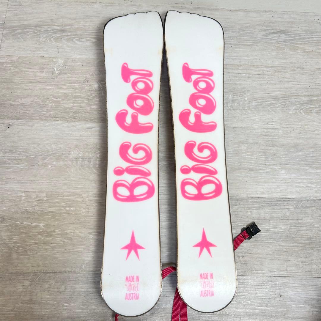 【ミニスキー】クナイスル BiG FooT ショートスキー　ピンクビッグフット