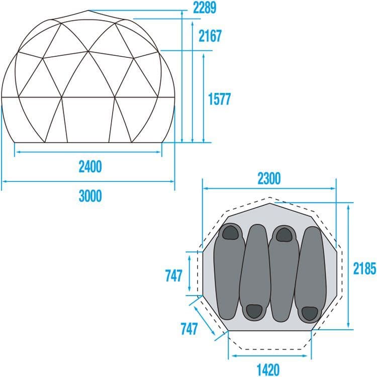 【新品未開封】定価22万 THENORTHFACE ジオドーム4 付属品完備