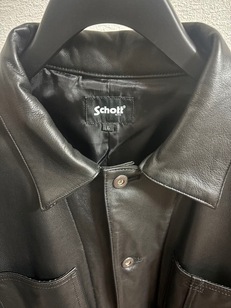 Schott ラムレザーカバーオール