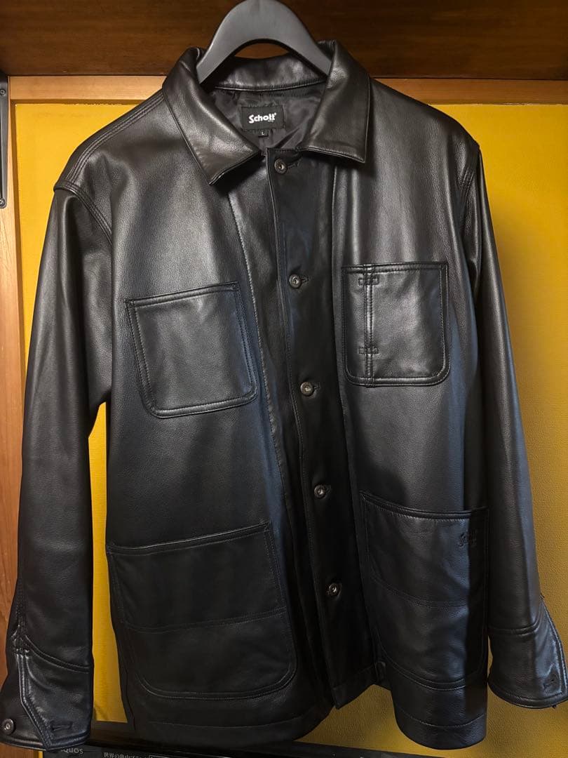 Schott ラムレザーカバーオール
